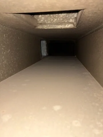 Dust layer down a long rectangular duct, Brookhaven, NY
